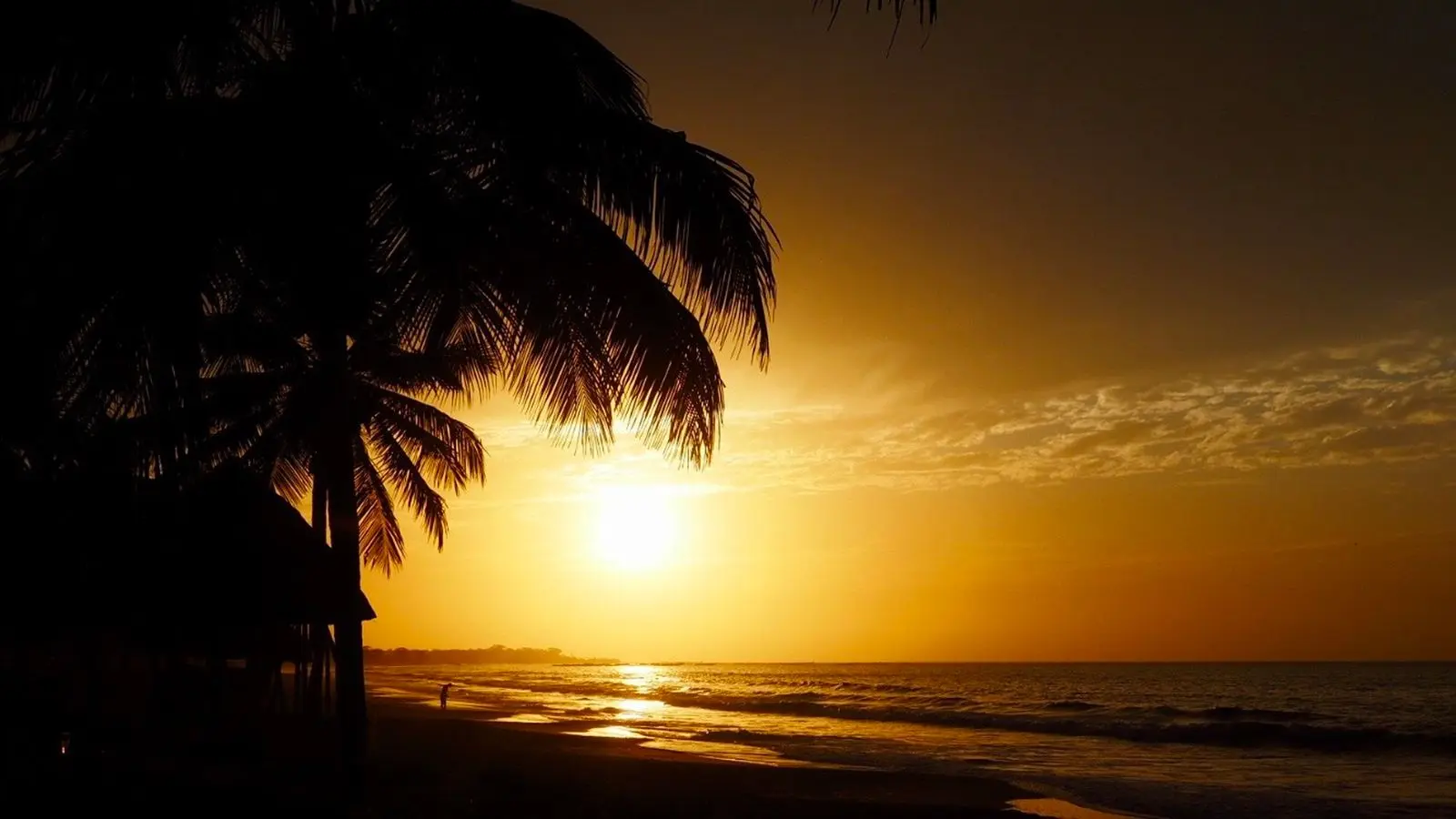 West African Gulf of Guinea coastline near Togo